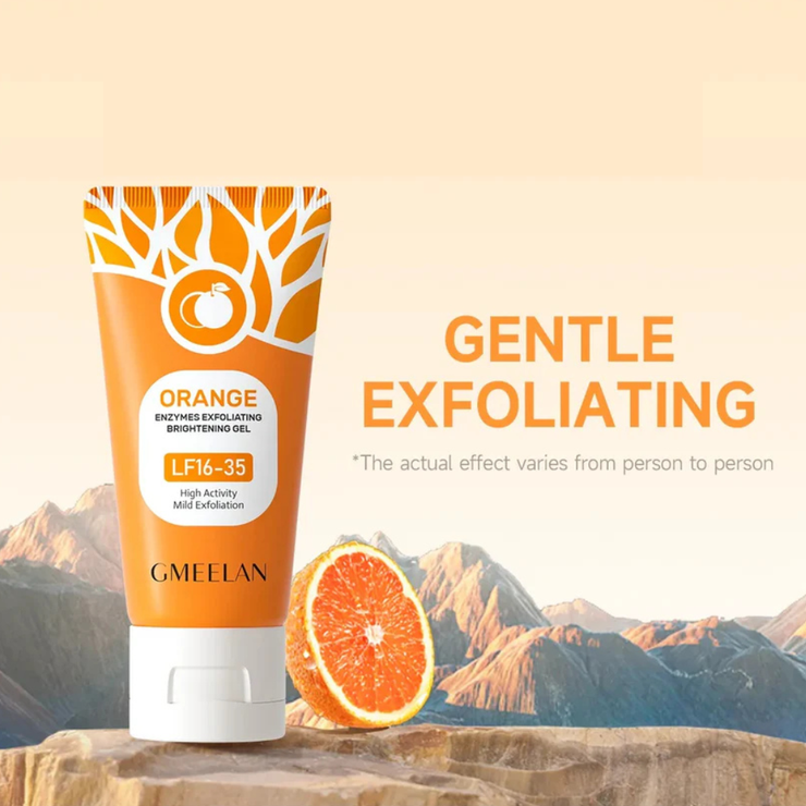 Orange Glow Exfoliating Gel – Brighten, Smooth & Hydrate Naturally